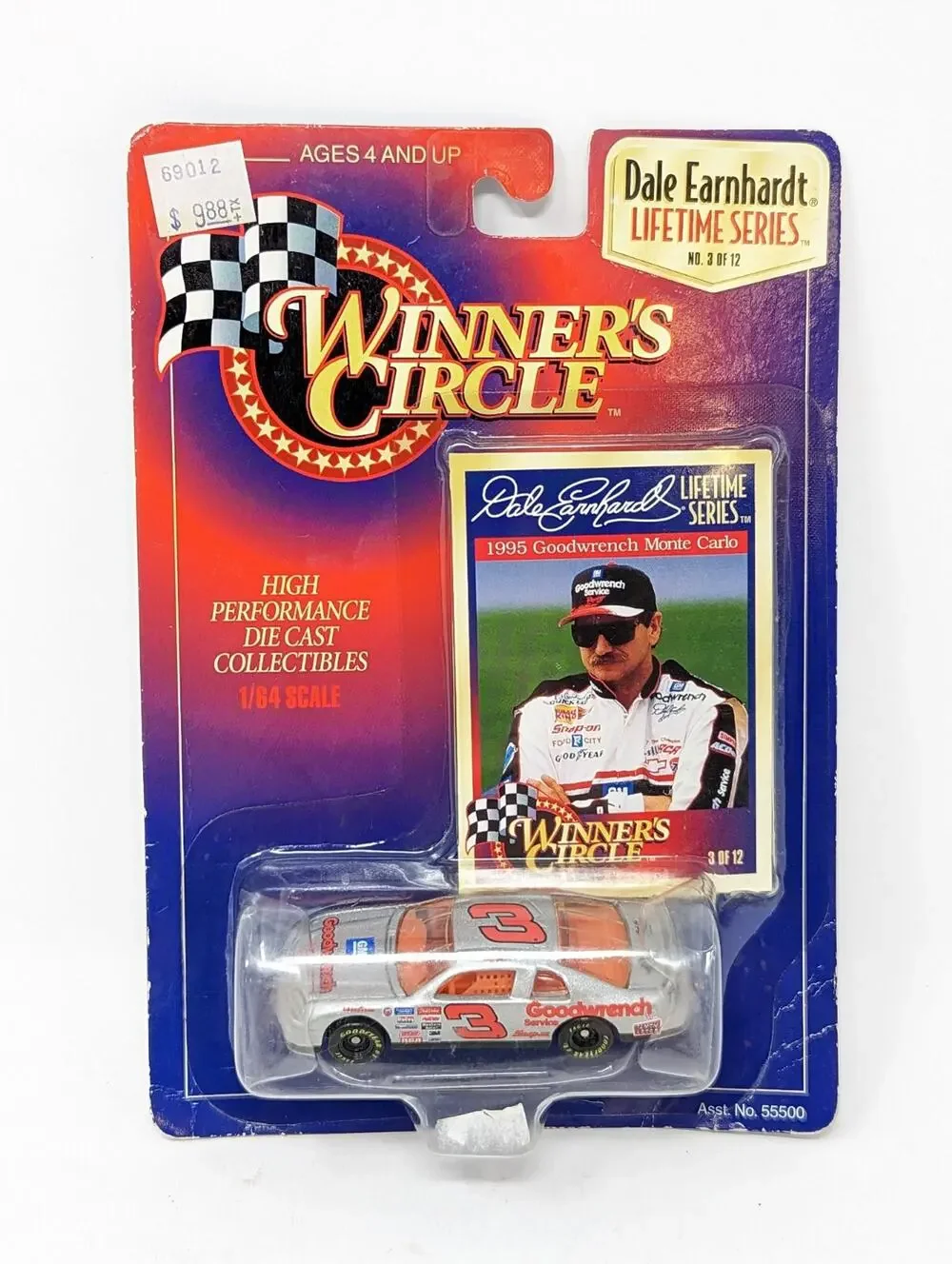 1997 Winners Circle Dale Earnhardt Lifetime Series Goodwrench Monte Carlo #3